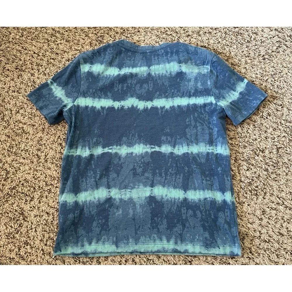 Old Navy Boys Blue Tie Dye Short Sleeve Tee Size Medium (8) - Picture 4 of 4
